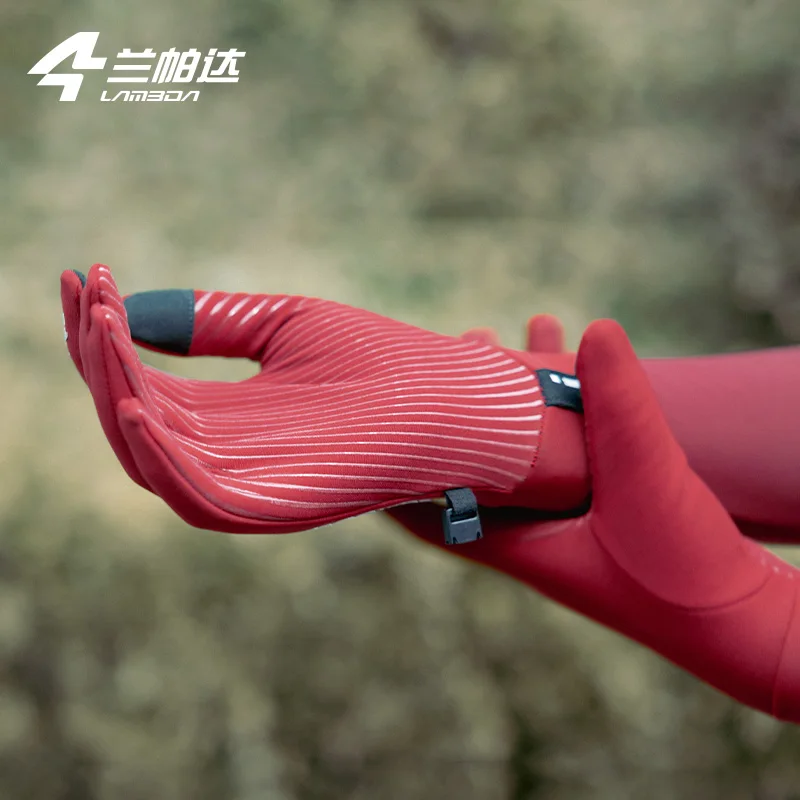 LAMEDA 2024 Winter Cycling Gloves Touchscreen Road Mountain Road Bike Gloves Full Finger Fleece Bicycle MTB Glove Accessorires 4