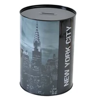Large Piggy Bank Safe Money Box Kids Wedding Tinplate Tin Classic Black Counter Coin Bank Cash Tirelire Money Saving Box FP003 1