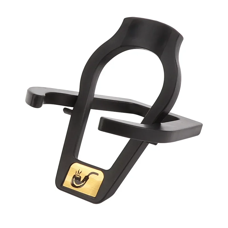 Smoking Accessories Tobacco Pipe Tobacco Smoking Accessories Herb Smoking Pipe Smoking Pipe Unique Foldable Stand Smoking Pipe Tobacco Plastic Cigar Pipes Rack Holder Pipe Bracket Ebony Base Black