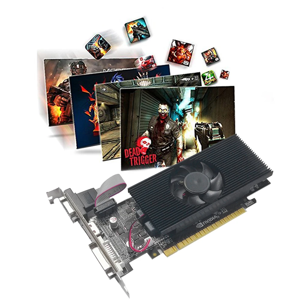 GTX650 2GB DDR5 128BIT Desktop Computer Graphics Card Gaming Video Card PC Accessories video card for pc