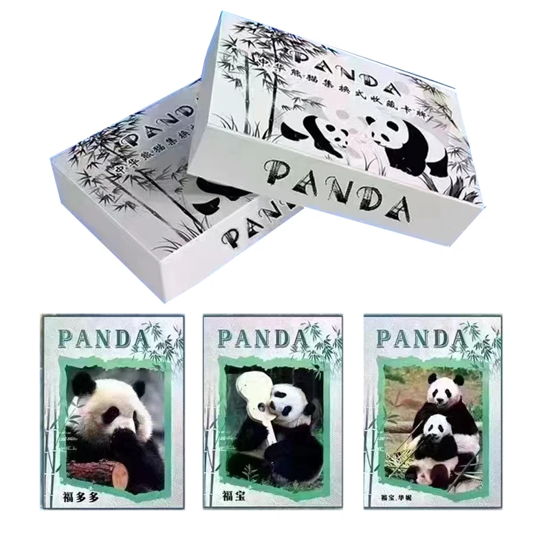 

Panda Cards Collection Peripherals Cards Box Paper Hobby Children's Gifts Toys