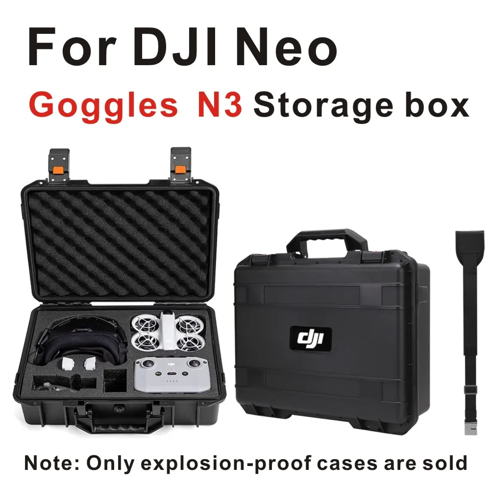 DJI Case For DJI Neo Goggles N3 Somatosensory Flight Combo Explosion-proof Case NEO FPV/ Joystick Protector Box RCN3 suitcase flight glasses case