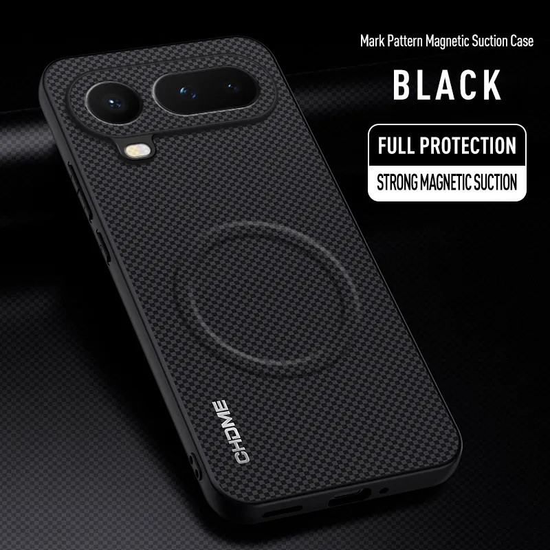Magnetic Car Mount Anti-Drop Protective Back Case with Soft Edge
