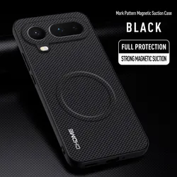 Magnetic Car Mount Anti - Drop Protective Back Case with Soft Edge for Magic 8 pro Air (Black)