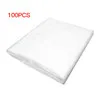100/200/300PCS 일회용 미용 케이프 헤어 커팅 헤어 스타일링 투명 이발사 망토 헤어 염색 숄 60*90cm