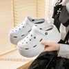 Chunky Platform Clogs Shoes for Women Thick Bottom Non Slip Beach Sandals Woman Summer Fashion Wedges EVA Sandals Slippers 4
