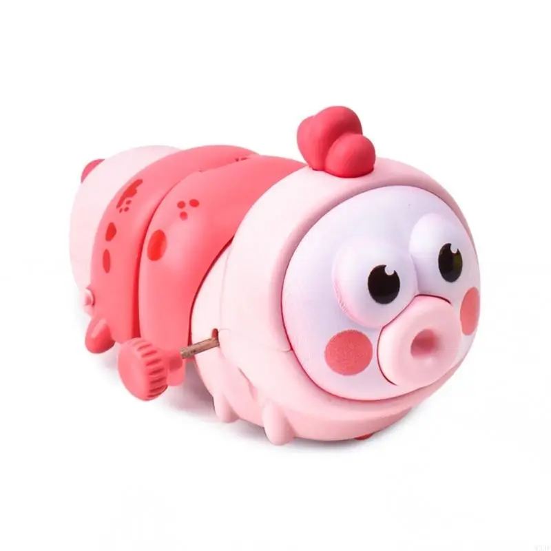 W3JF Interactive Baby Caterpillars Windup Toy Crawl Learning Physical Training Toy