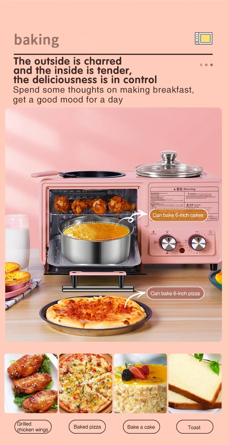 Factory Household Multi-functional Breakfast Machine Four In One Breakfast Machine