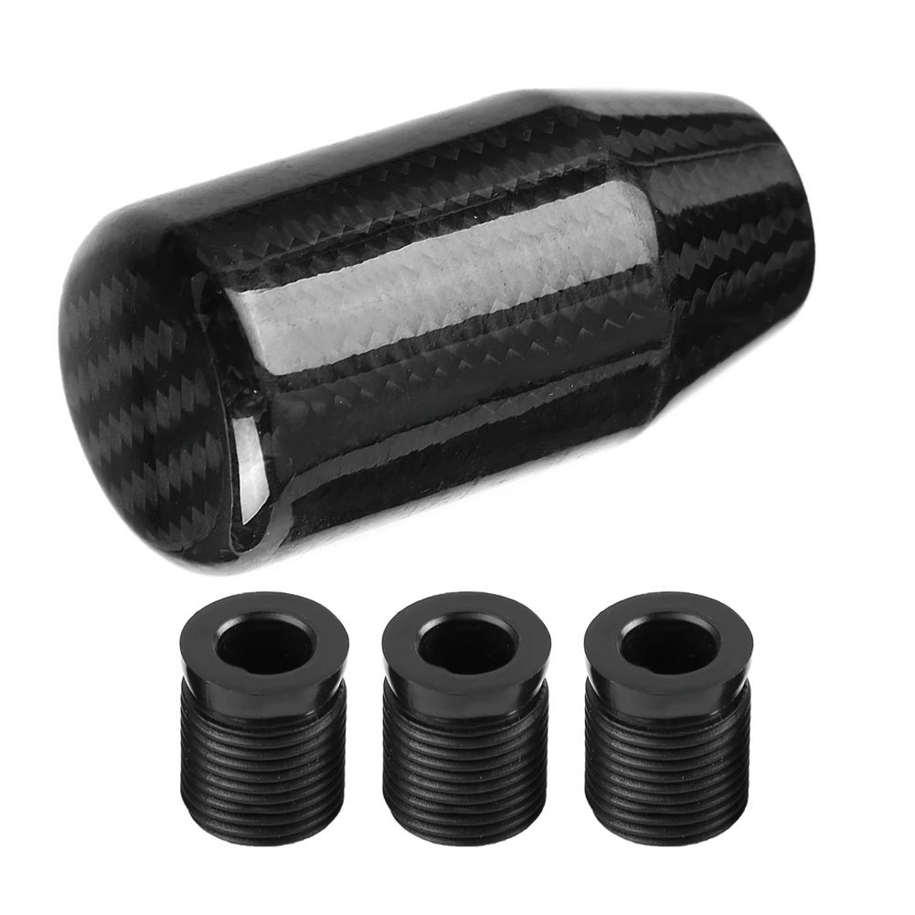 

Black Gear Shift Knob Head Car Modified Carbon Fiber Stand Head Manual Transmission Lever Knob Head Wave Stick Shift Knob