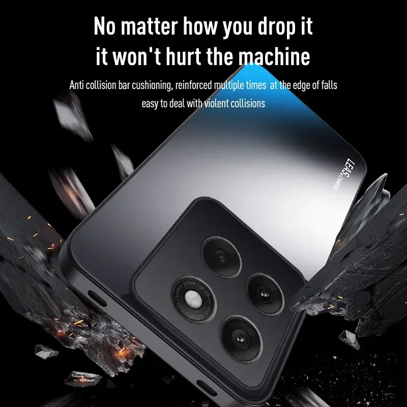 ShockProof Frosted Soft TPU Matte Back Cover