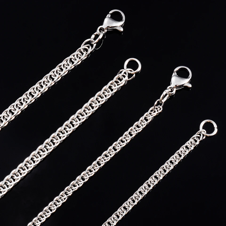 Collana Uomo - Catena Cubana 6mm - Collana Acciaio in Acciaio