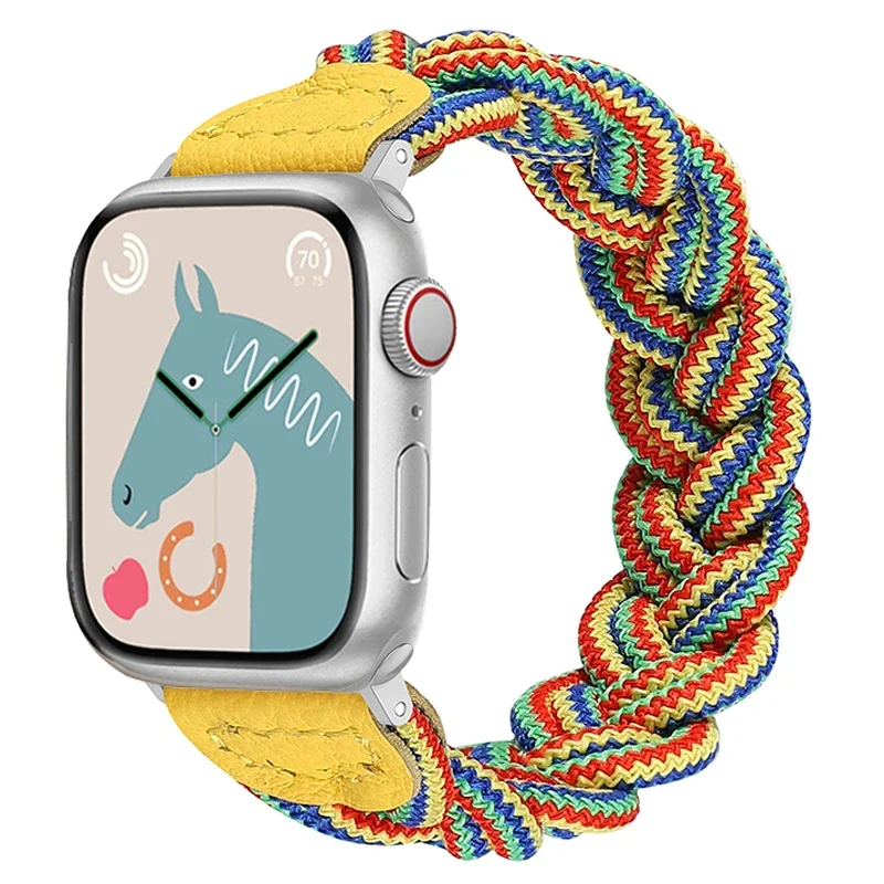 Braided Elastic Solo Loop Woven Bracelet