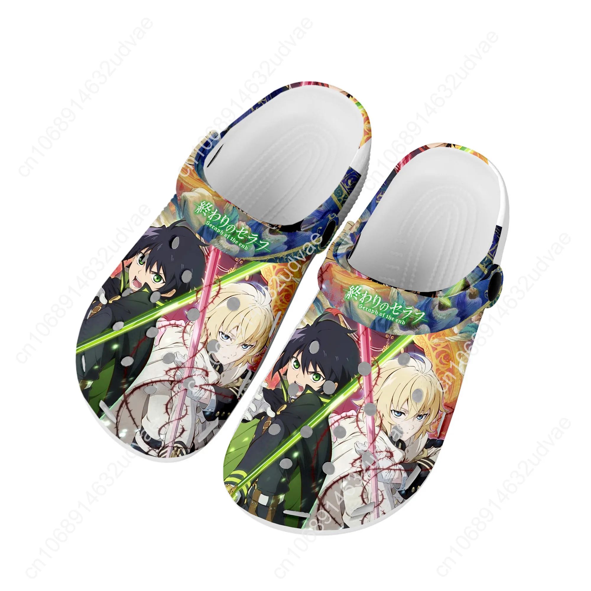 Seraph Of The End Home Clogs Custom Water Shoes Mens Womens Teenager Shoe Garden Clog Beach Hole Slipper Casual Slippers