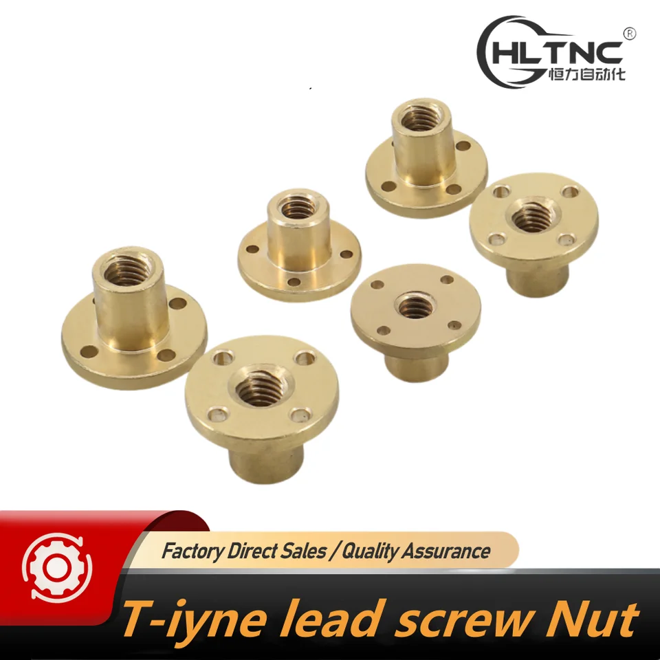 T12 Lead Screw 500mm With Brass Nut – 12mm Diameter, 8mm Lead, 4 Starts, For 3D Printer Z-Axis & CNC