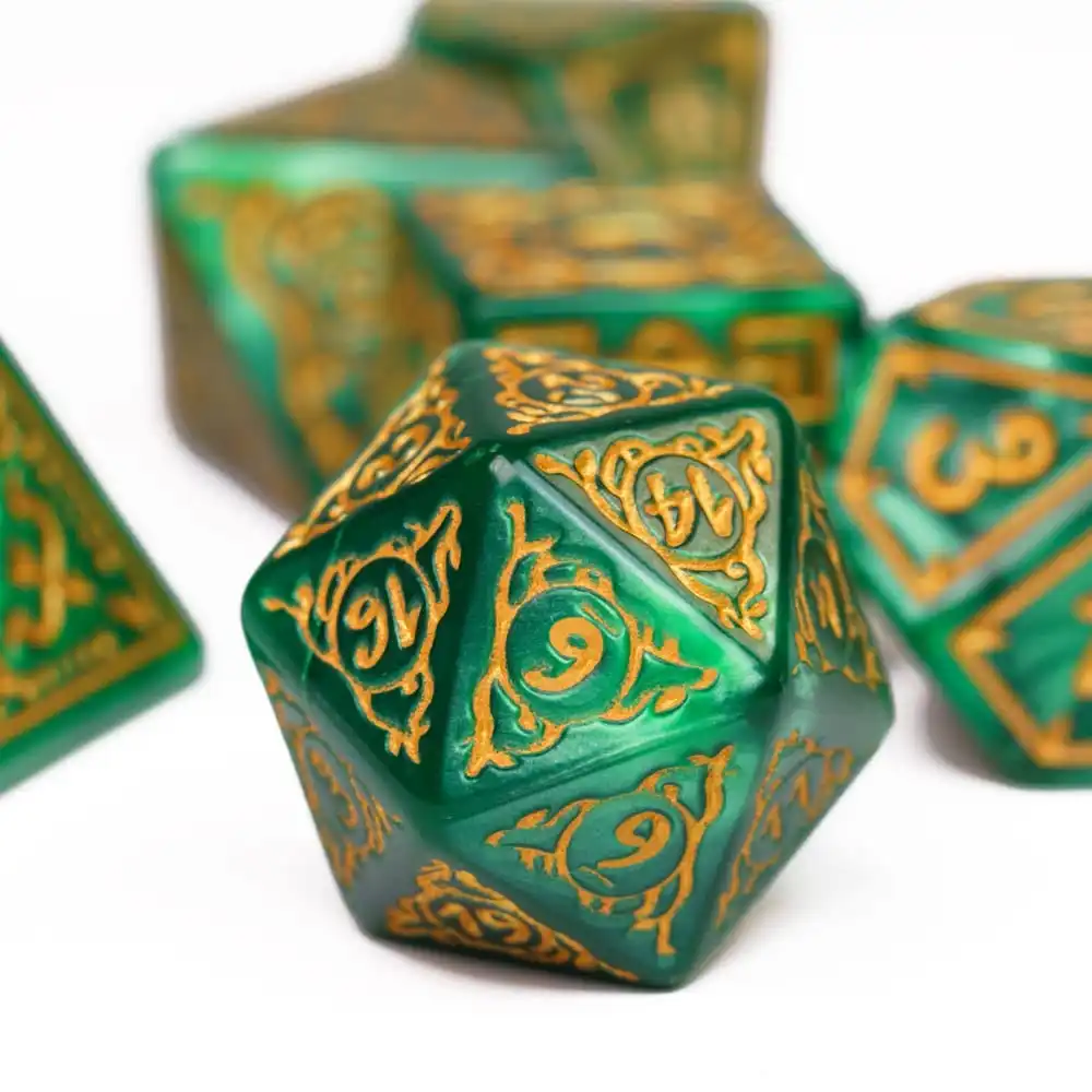 7Pcs/Set Dice Set D4~D20 DND Polyhedral Dice For Role Playing Board Game D&D acrylic dice,game dice,dice set
