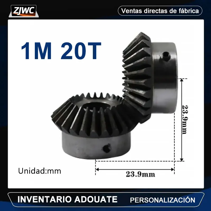 Pack De 2 Engranajes Plásticos Módulo 1.5 De 29 Dientes – Diámetro 47mm Para Eje De 4 A 15mm, Piñón De Dientes Rectos Para Maquinaria Y Cremalleras