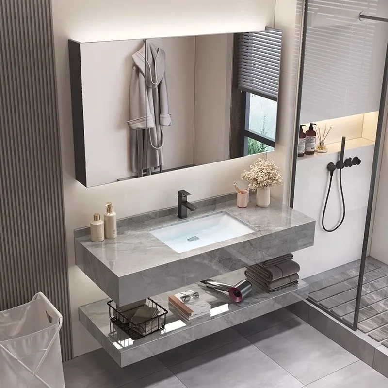 Marble Gary Bathroom Sink Vanities