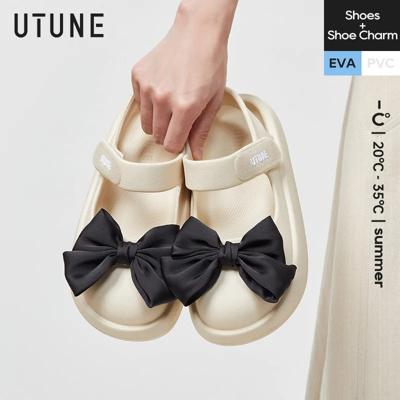 Women Sandals Garden Shoes Soft Sole Slippers DIY Platform Thick Sole Summer Mary Jane Hook & Loop