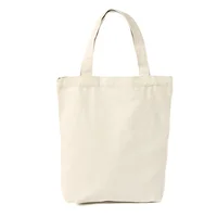 Large Capacity Canvas Shoulder Handbag Folding Eco-Friendly Cotton Tote Bags Reusable DIY Shoulder Bag Grocery Bag Beige White - Image 5