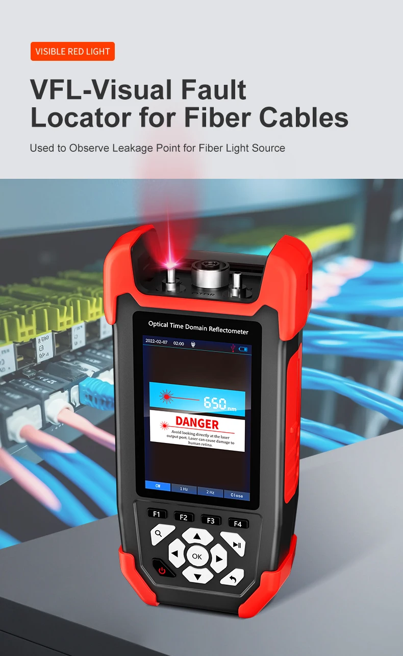 NOYAFA NF-981 OTDR Fiber Optic Fault Detector Optical Power Meter For OPM VFL OL