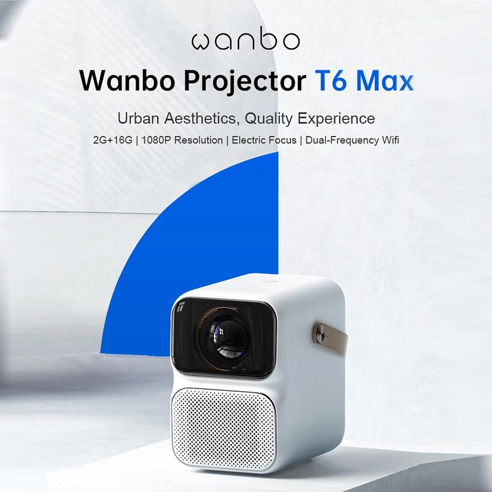 wanbo t6 maxプロジェクター 本体 Global Version Wanbo T6 Max Android 9.0 1080P Projector