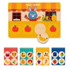 Wooden Montessori Sorting Matching Toys Animal Shop Sorting Memory Board Game  Children Early Learning Education Interactive Toy 5