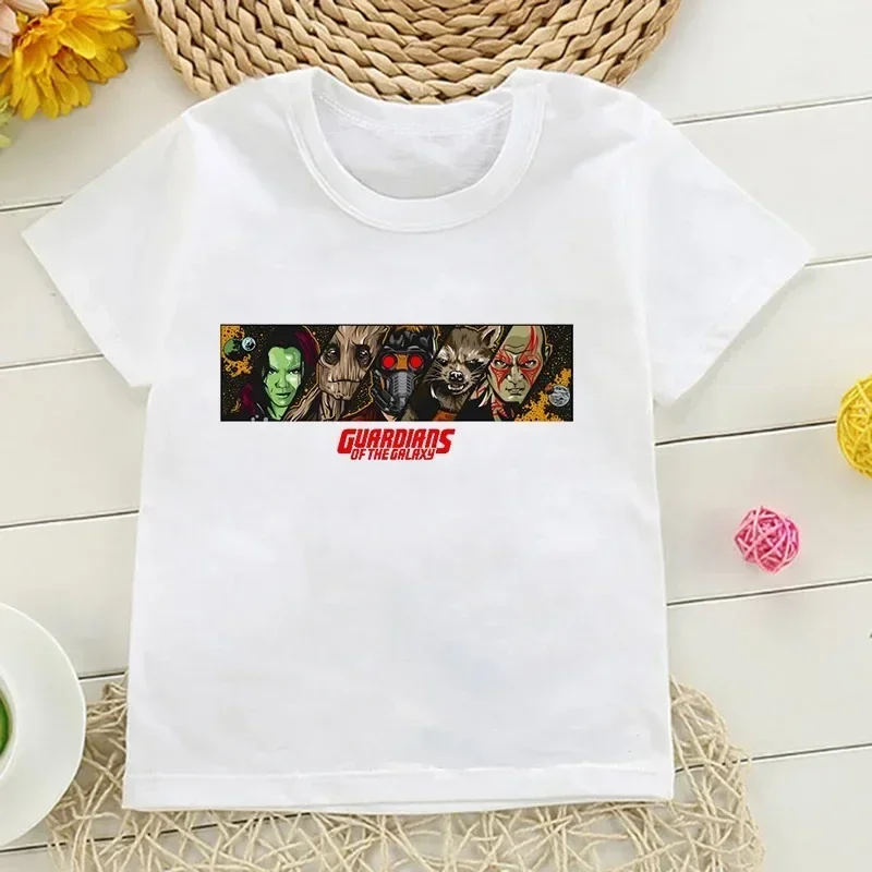 thumbnail image 1 of Camiseta de algodón para niños, ropa para niños, camiseta de la película I Am Groot Bady Anime Groot, linda camiseta gráfica para niños y niñas, camiseta de manga corta para bebés, 1 of 5
