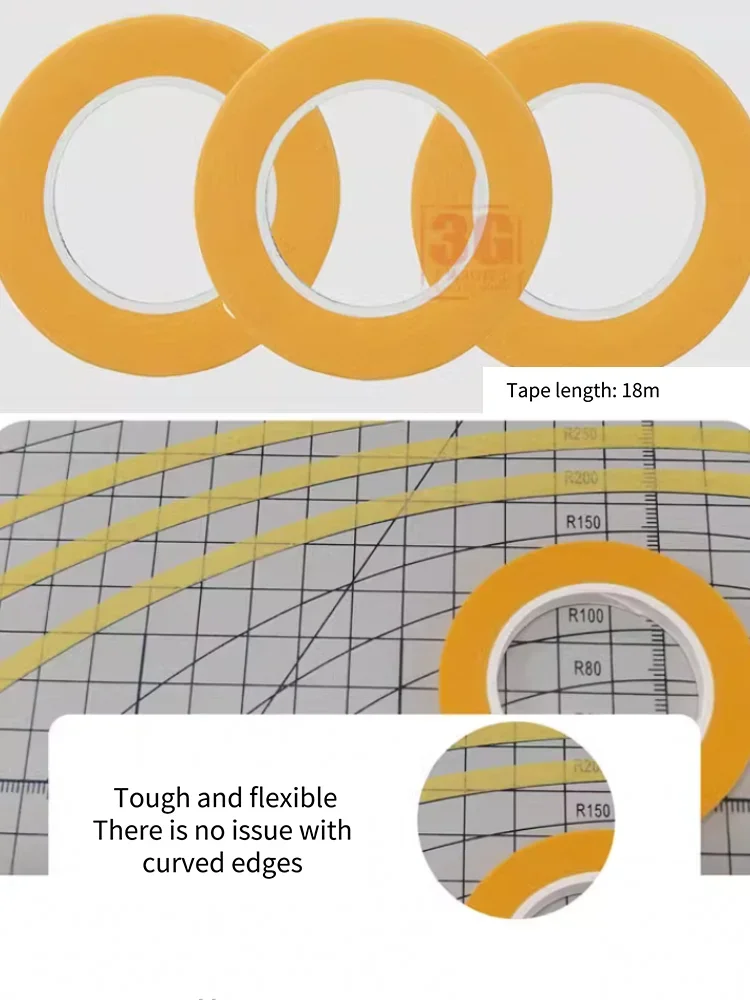 DSPIAE MT series spray painting coloring and spraying special genuine paper cover tape 2MM-20mm