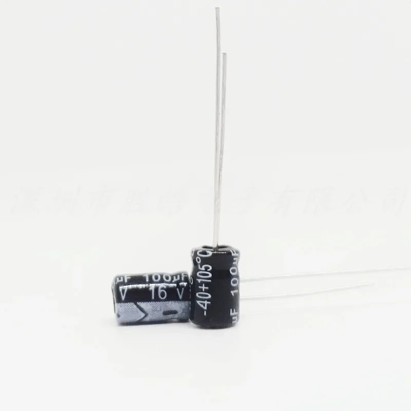 (50PCS)  16V100UF 5x7mm  16V100uf   Higt Quality  Electrolytic Capacitor