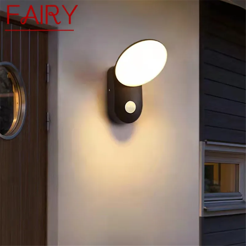 

FAIRY Contemporary Simple Wall Lamp LED Waterproof Vintage Sconces Light for Outdoor Home Balcony Corridor Courtyard Decor