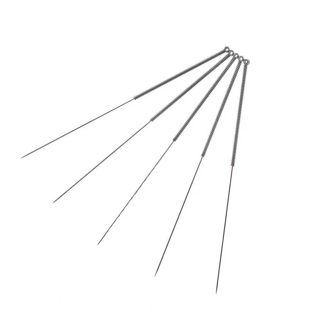 Stainless Steel Precision Nozzle Cleaning Needles Set - 10pcs