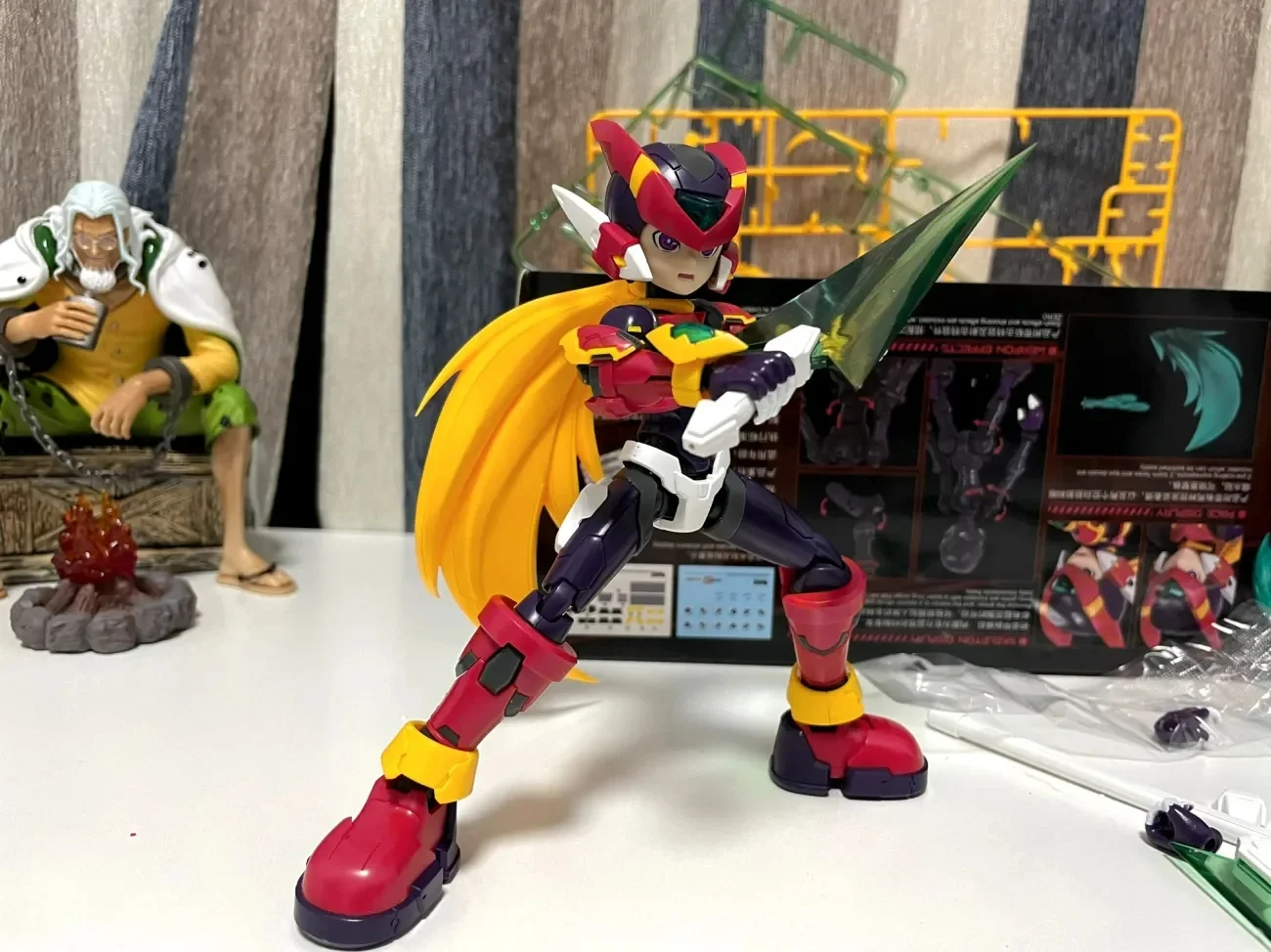 In Stock Original kotobukiya Megaman X Zero Rockman KP-498 1/12 Scale Full Action Plastic Model KIt   Anime Action Figure