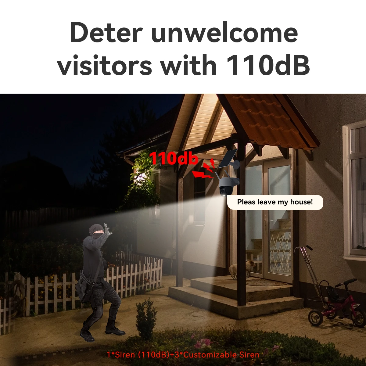 IMOU Wireless Outdoor Solar Security Camera with Battery 2.4G WIFI Camera Solar Panel Color Night Vision Surveillance Camera 5