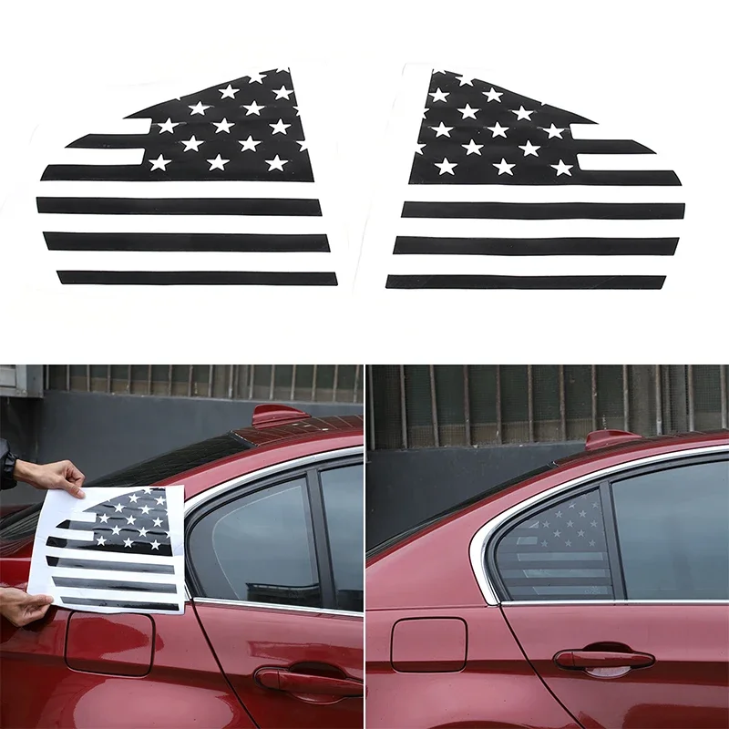 

For BMW 3 Series E90 2005-2012 Accessories Car Rear Side Window Louver Air Vents Windshield Decoration Sticker