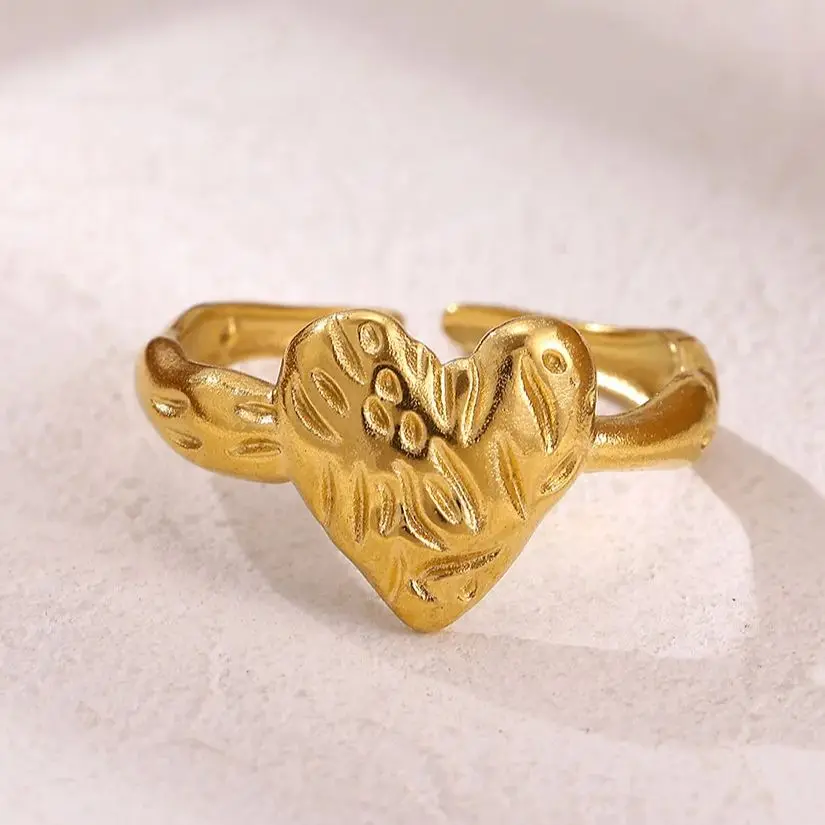Jewelry Gold Stainless Steel Ring