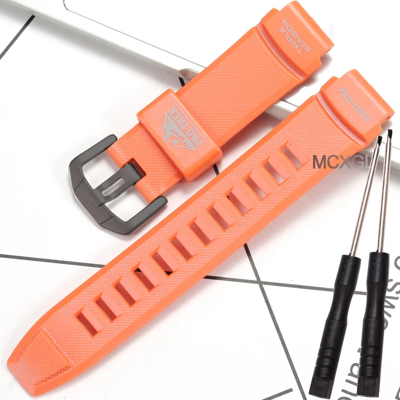 thumbnail image 1 of Correa de resina de repuesto adecuada para Casio PRG-200 PRG280/550 PRW-3510Y Correa de reloj Accesorios de reloj deportivo para hombre, 1 of 5