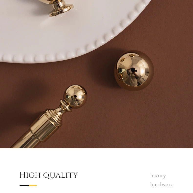 solid brass kitchen cabinet pull gold finish