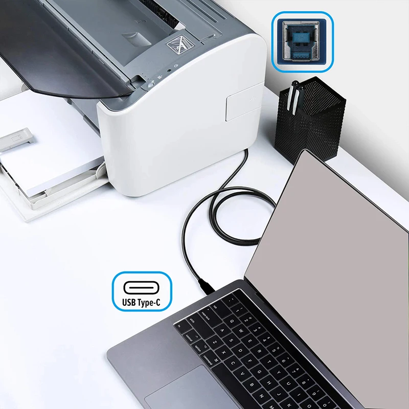 5Gbps USB C to USB B 3.0 Type B 케이블 USB 3.1 Type C to Type B USB 3.0 코드 (USB 3.0 to SATA 도킹 스테이션 인클로저 허브용)