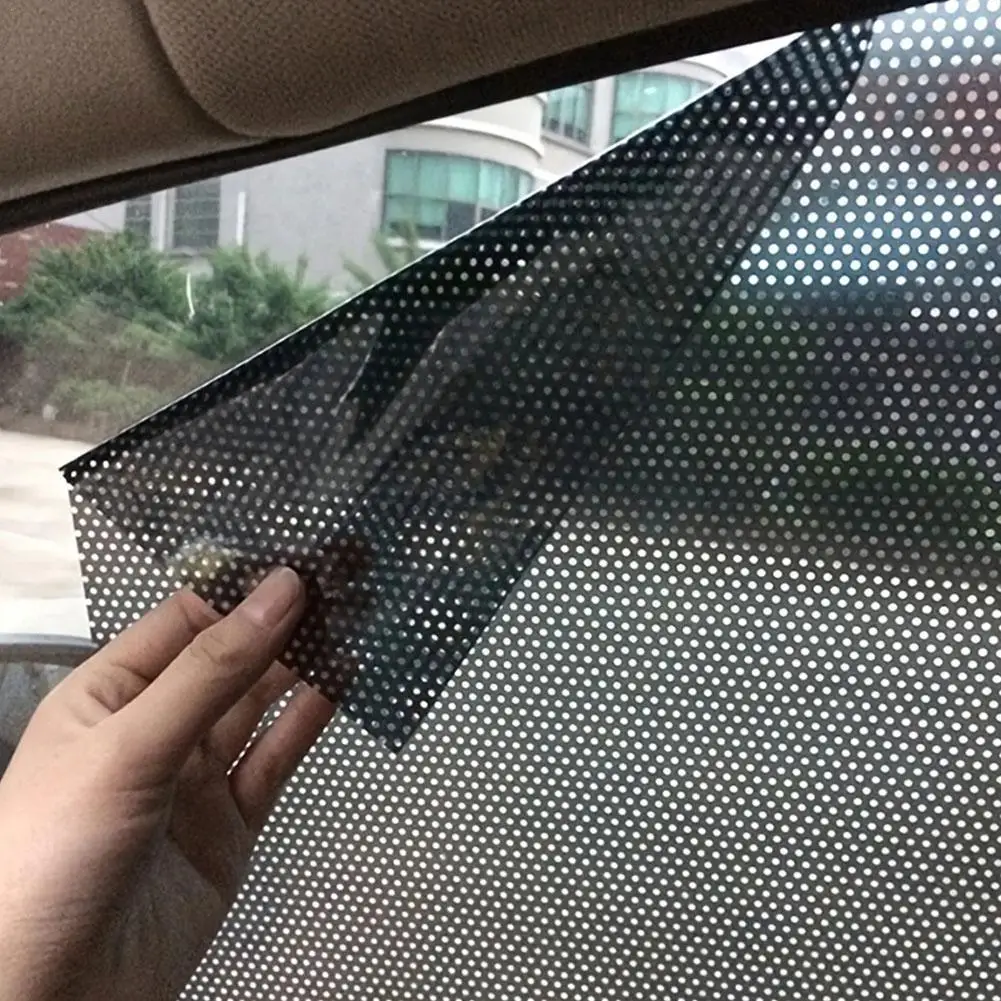 1 Pair Sun Block Film Anti-UV Car Static Sunshade Stickers Glass Sun Film Window Curtain Car Sunscreen Solar Sunroof Insula D4M0