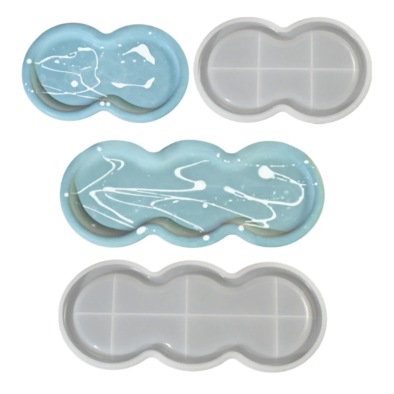 

Лоток для хранения, силиконовая форма, геометрическая демонстрационная пластина для ювелирных изделий, штукатурки, бетонная для