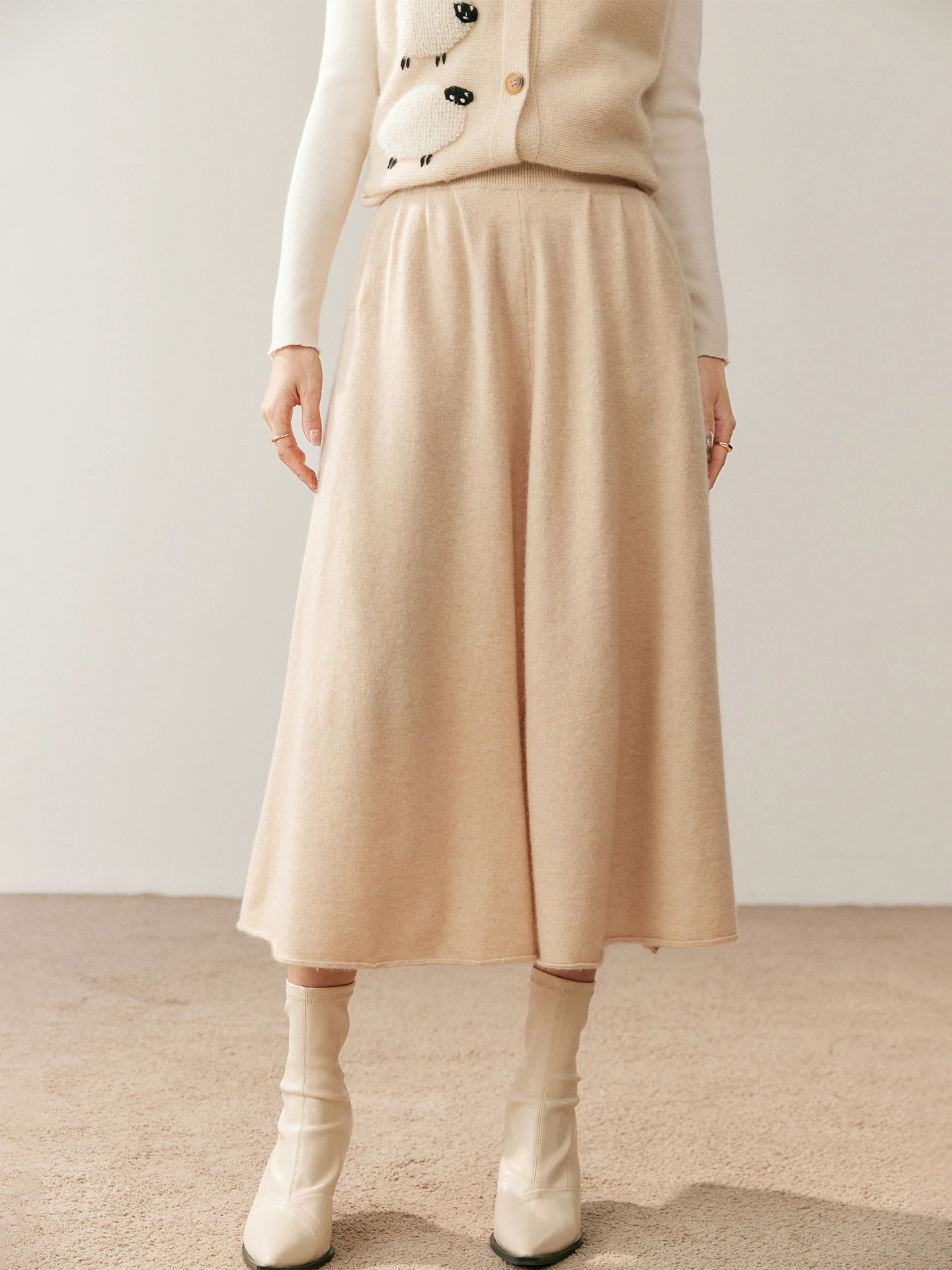 Cashmere Skirt Styling 3