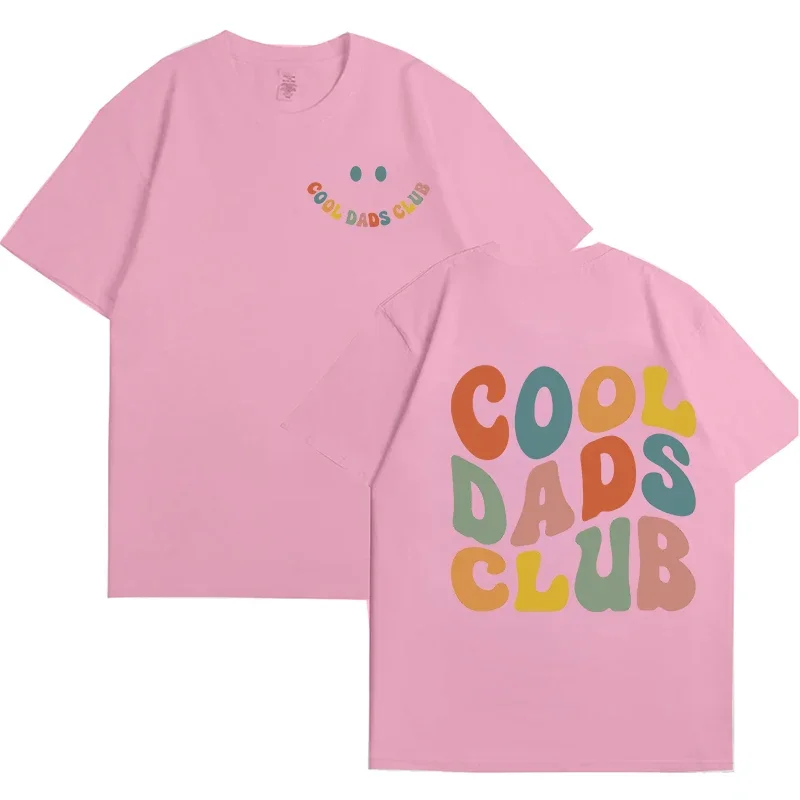 Cool Dad Clun Shirt 남성용 의류 아빠 생일 티셔츠 앞면 뒷면 인쇄 티셔츠 할아버지 남편 티셔츠 Homme