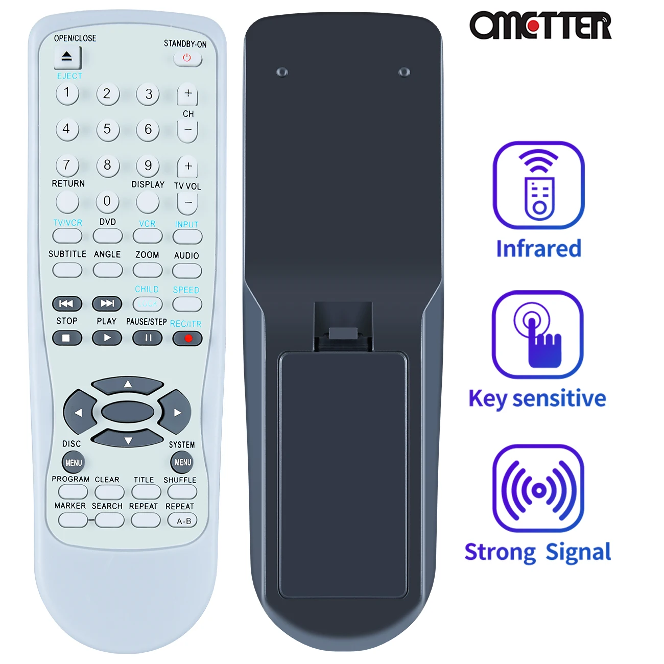 Nuova Misura Per Mdv560Vr Magnavox Dvd Vcr Player Combo Video Cassette Recorder Telecomando