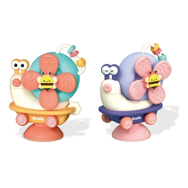 

Cartoon Design Suction Cup Spinner Toy Release Stress Kids Bathing Eating Toy