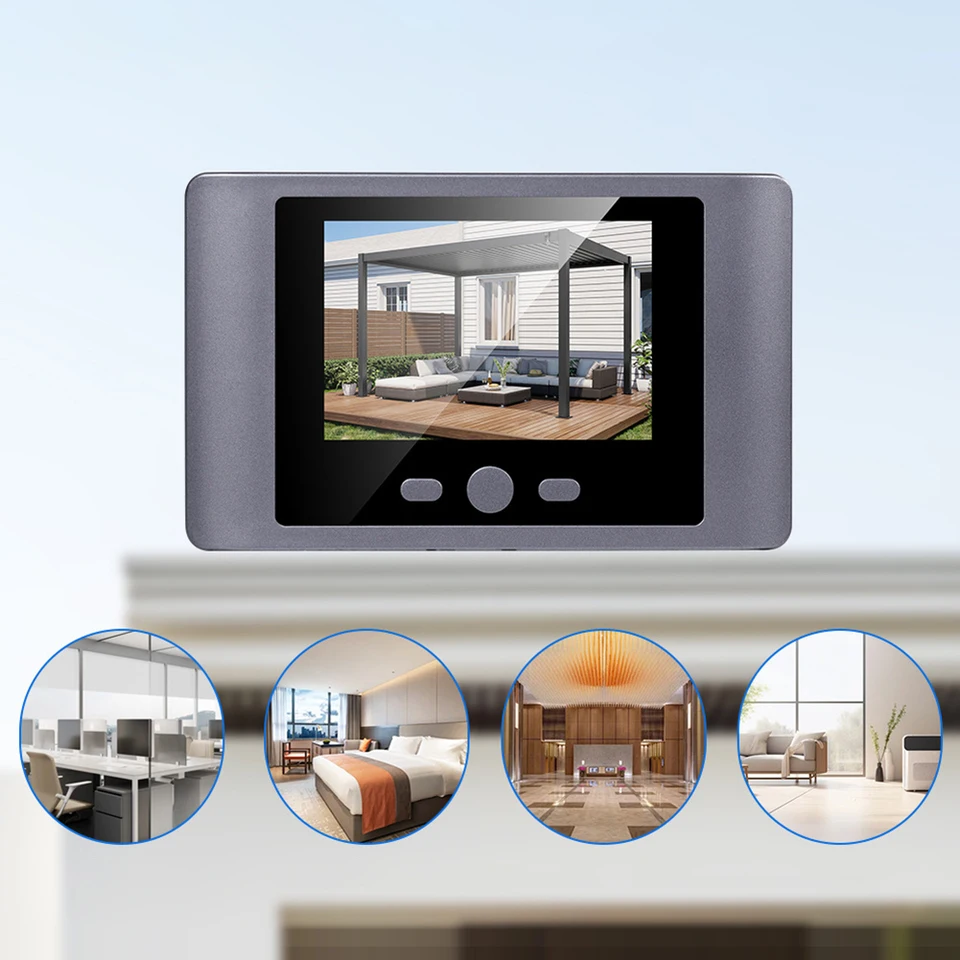 Smart Wireless Peephole Door Viewer Camera