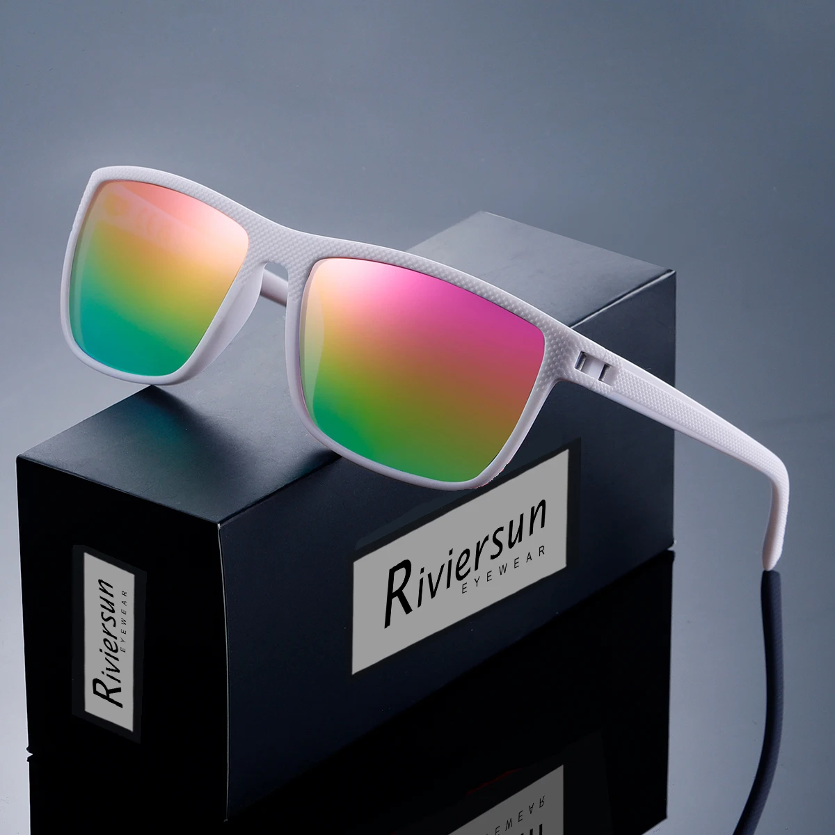 Polarized Lightweight Square Men's Sunglasses with UV400 Protection
