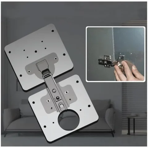 

Hinge Repair Plate Set for Cabinet Furniture Drawer Window Steel Hinge Repair Scharnier Reparatie Plaat