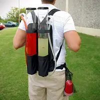 Barrel Beer Dispenser Portable Backpack Dispenser for Outdoor Beverage Dispenser Camping Party Supplies 2