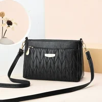 Women Bags Multiple Zipper Fashion Trend Ladies Crossbody Shoulder Messenger Cute Side Hand Bag Purse Luxury Design 1