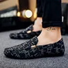 Spring Summer Men's Loafers Comfortable Flat Casual Shoes Men Breathable Slip-On Soft Leather Driving Shoes Moccasins 2